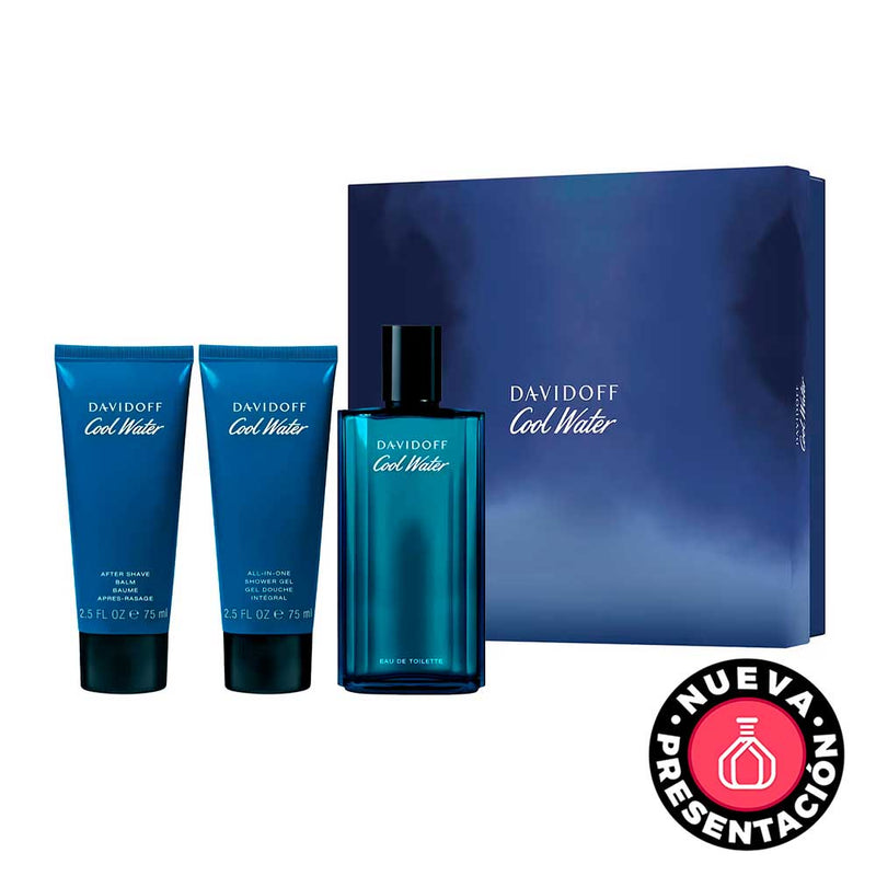 Cool Water ESTUCHE 3 pzs Hombre