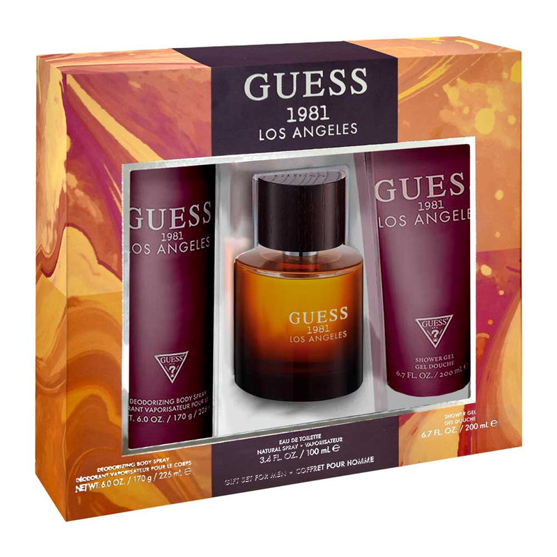 Guess 1981 Los Angeles ESTUCHE 3 pzs EDT Hombre
