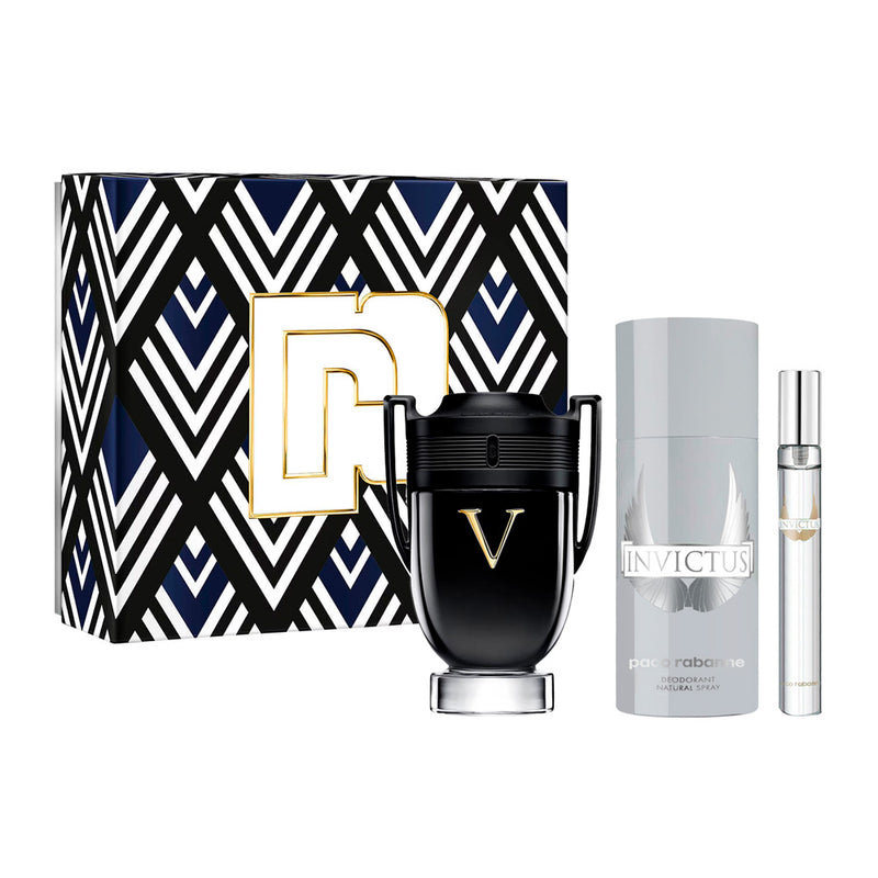 Invictus Victory 100ml ESTUCHE 3PZS EDP -Caballero