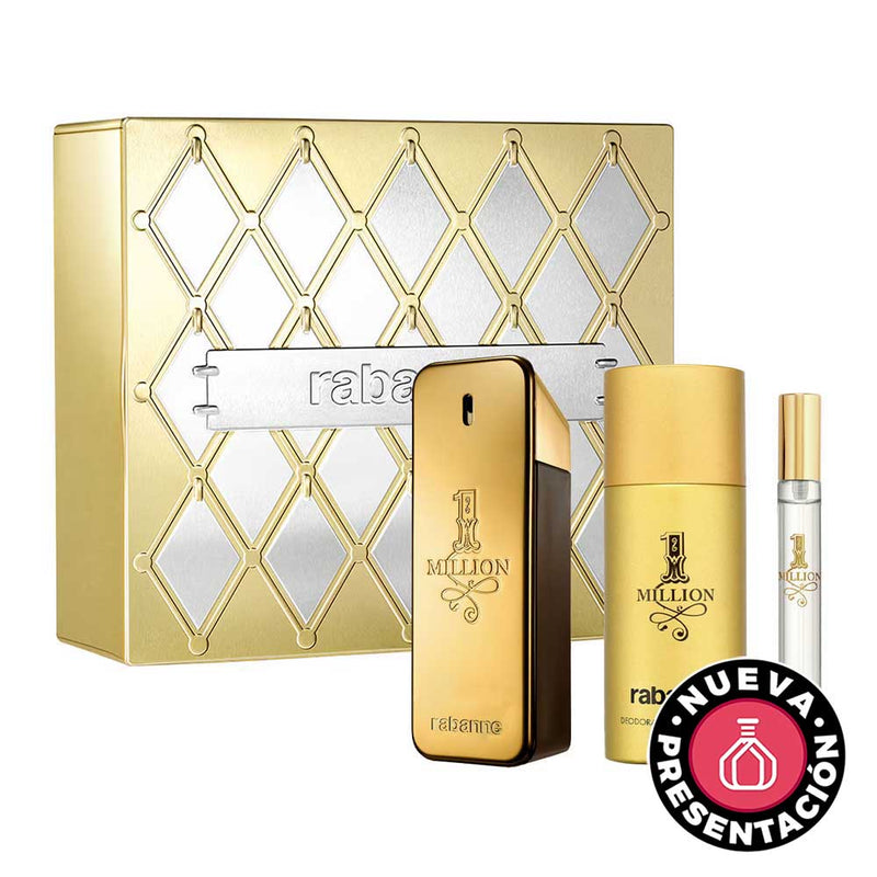 One Million (METAL) ESTUCHE 3pzs EDT Hombre