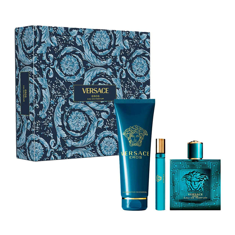 Versace Eros ESTUCHE 3pzs EDP- Caballero