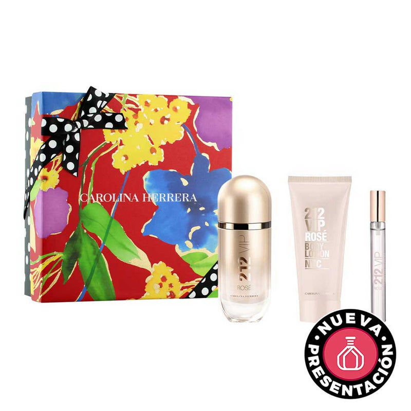 212 Vip Rose ESTUCHE 3pzs [80ml] EDP Mujer