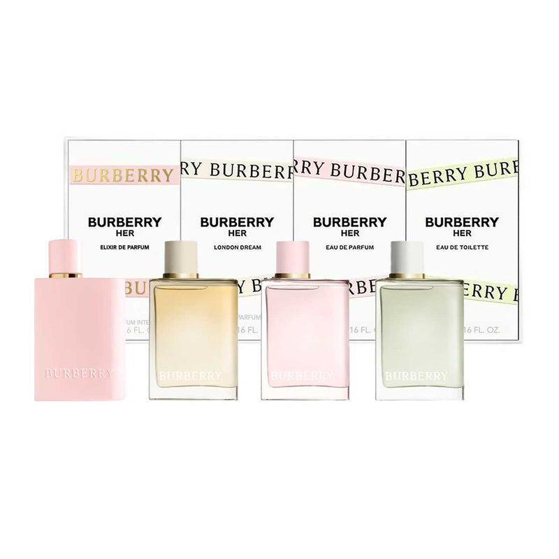 Burberry Her ESTUCHE 4pzs (MINIATURAS)  5ml EDP-Dama